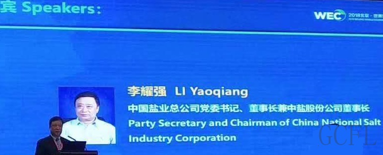 19李耀强 中国盐业总公司党委书记、董事长兼中盐股份有限公司董事长做主题演讲